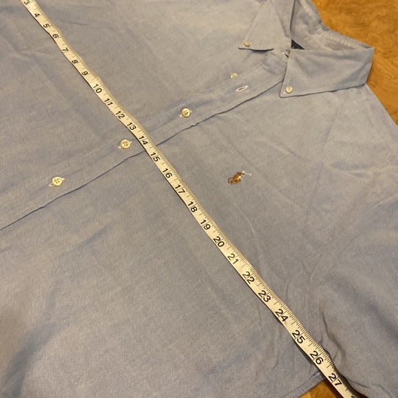 Ralph Lauren Mens Classic Fit Long Sleeve Button Down Shirt Size 16 32/33 - Picture 7 of 10